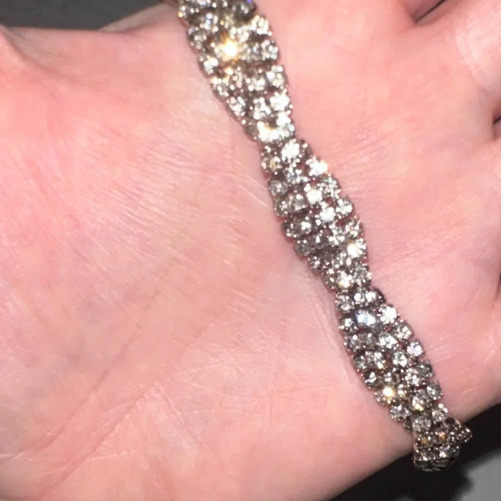 Silver Rhinestone Headband - Headbands of Hope‎